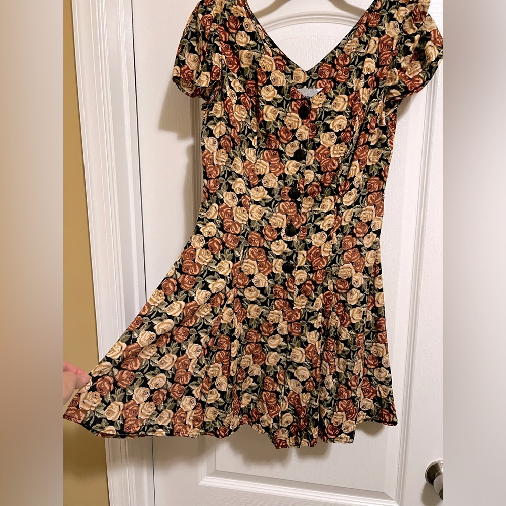 90s Floral Romper